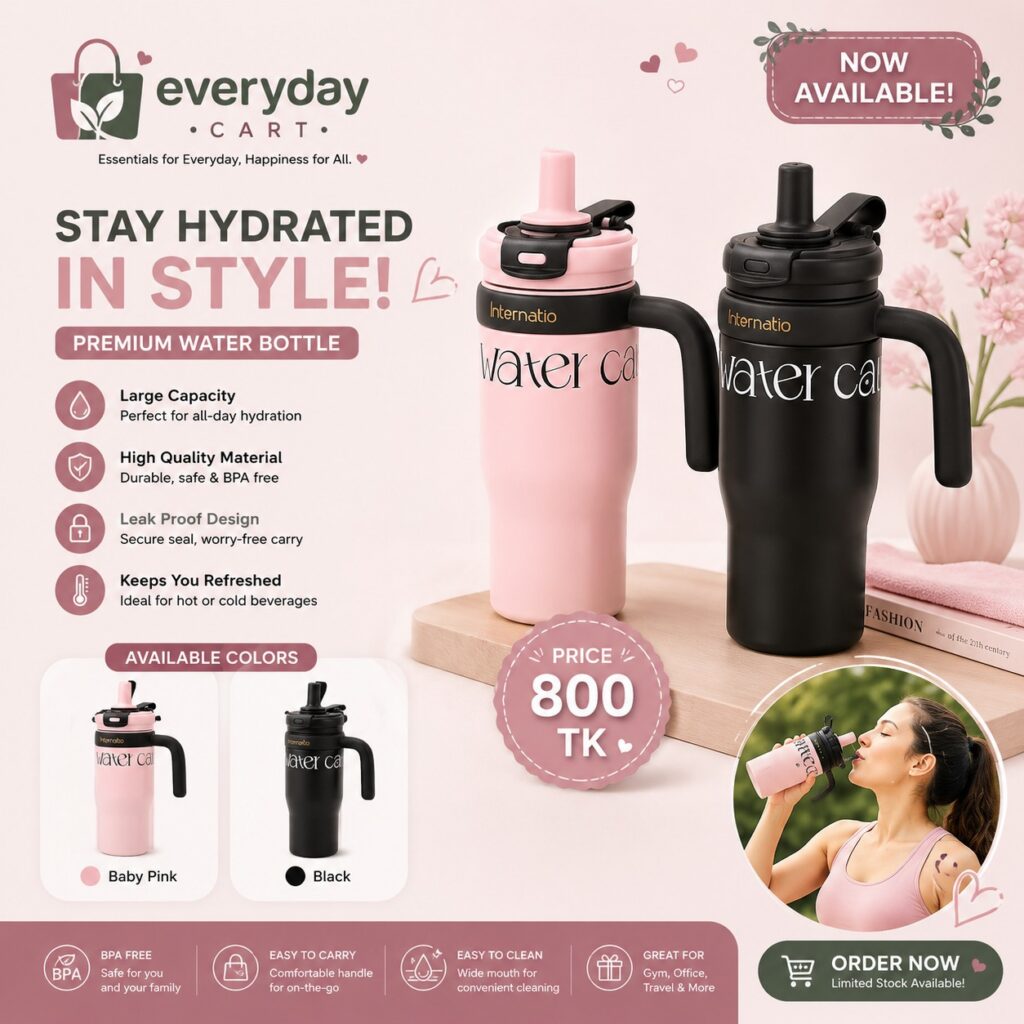 Stay Hydrated in Style: Meet Your New Everyday Water Bottle